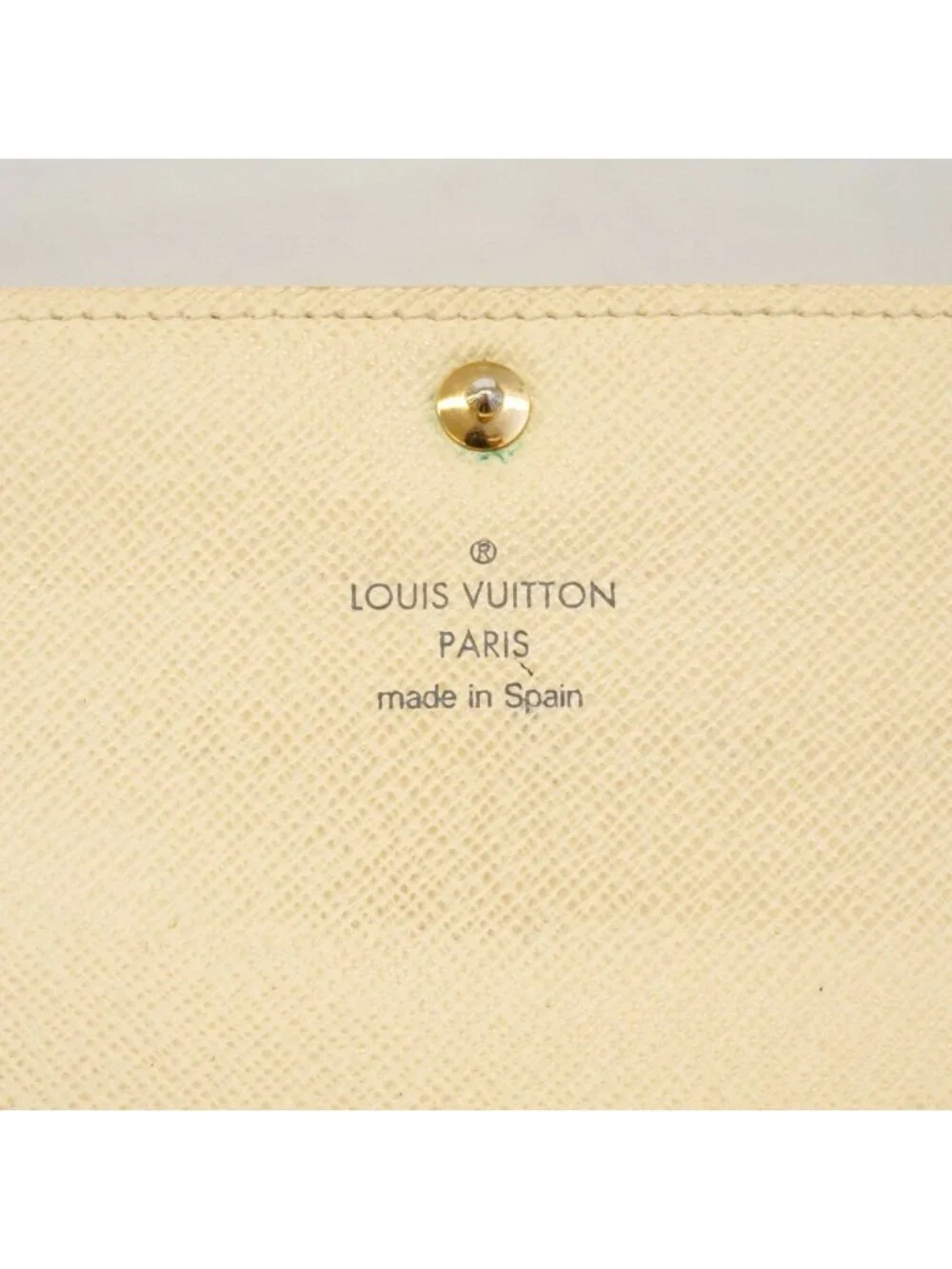 Louis Vuitton Wallet Damier Azur Portefeuille Sarah White